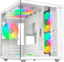 Gabinete Balam Tankprogm955/minitorre/miniatx/cristal Blanco Br-937337, Balam Rush